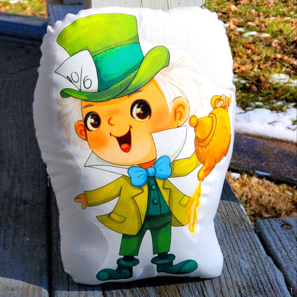 Mad Hatter Pillow Pal. New.